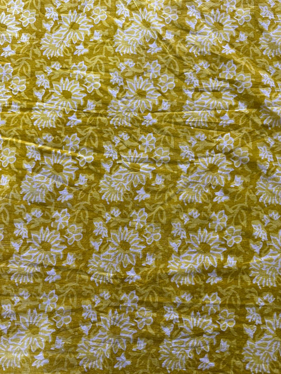 Tanish Signature Print - 11 — screen printed fabric design by Tanish Creation