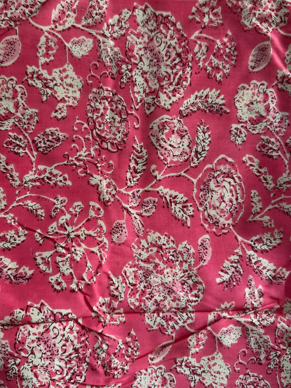 Tanish Signature Print - 23 — screen printed fabric design by Tanish Creation