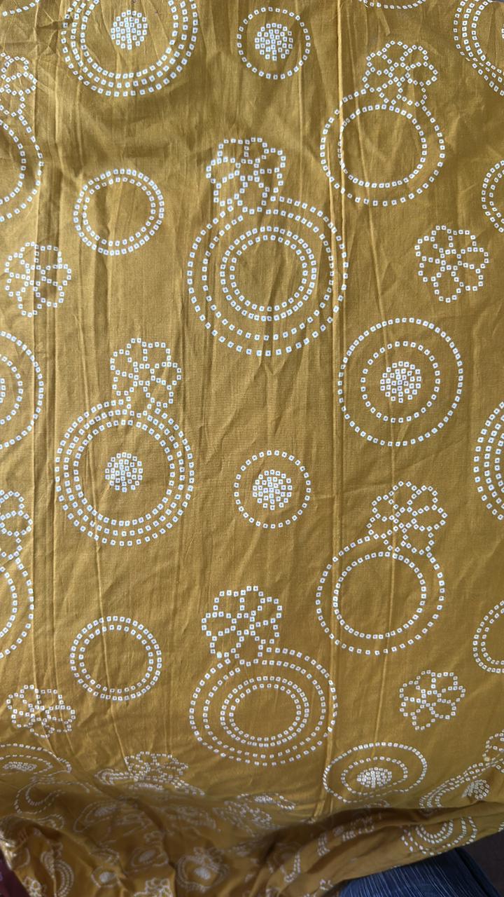 Tanish Signature Print - 26 — screen printed fabric design by Tanish Creation