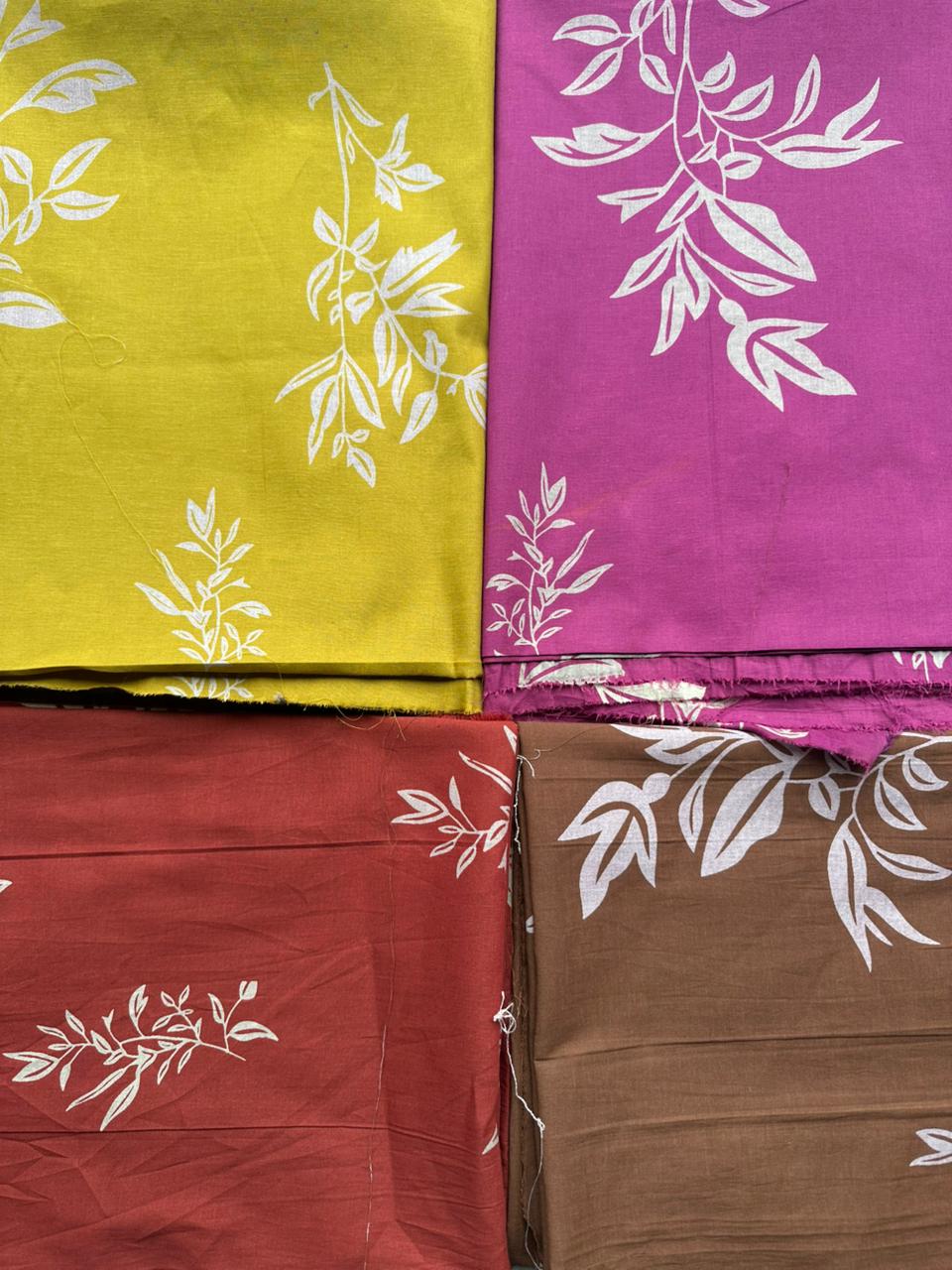 Tanish Signature Print - 29 — screen printed fabric design by Tanish Creation