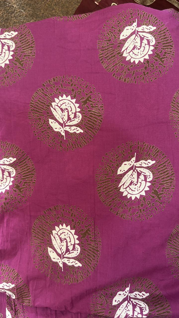 Tanish Signature Print - 32 — screen printed fabric design by Tanish Creation