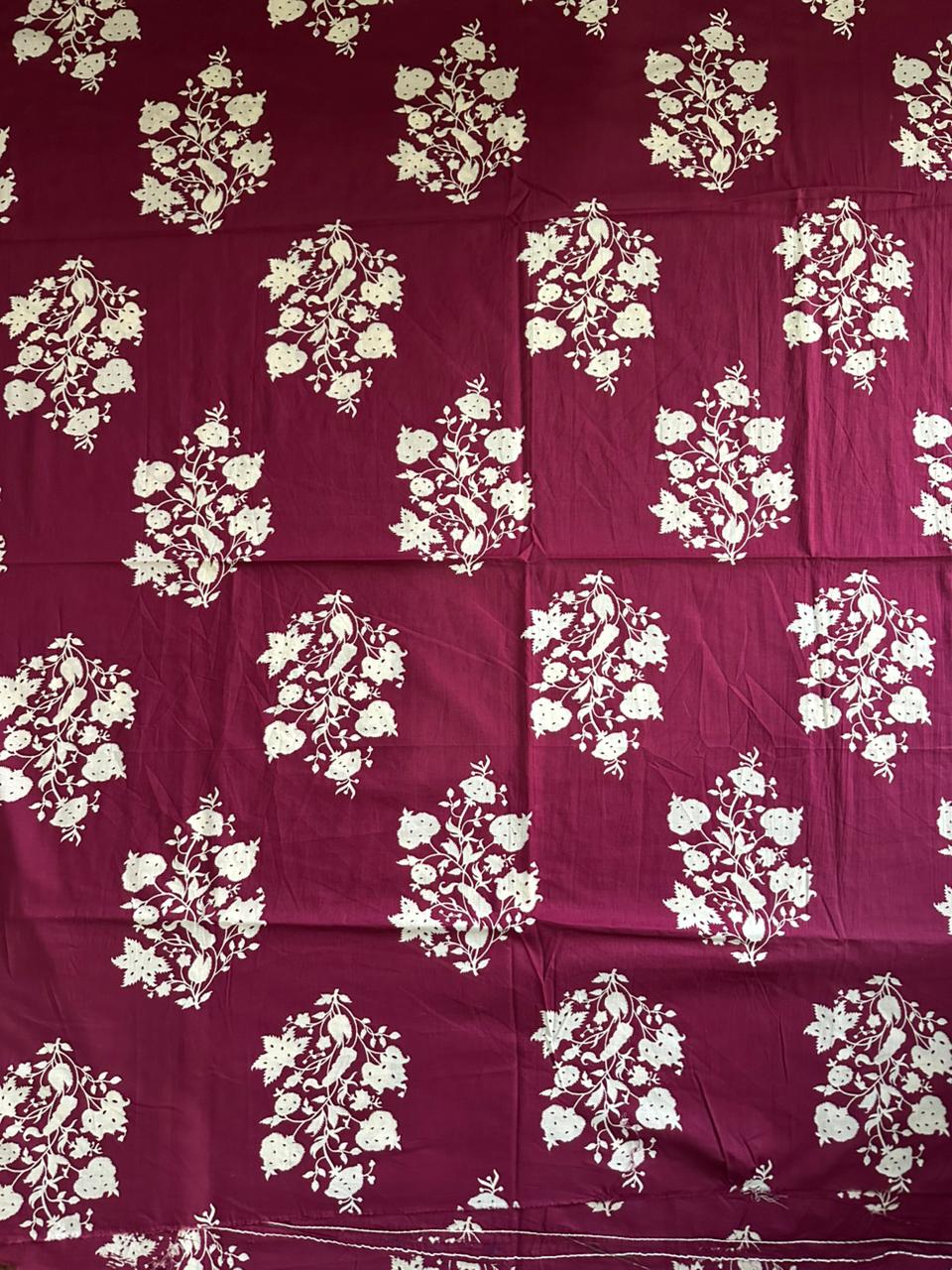Tanish Signature Print - 39 — screen printed fabric design by Tanish Creation