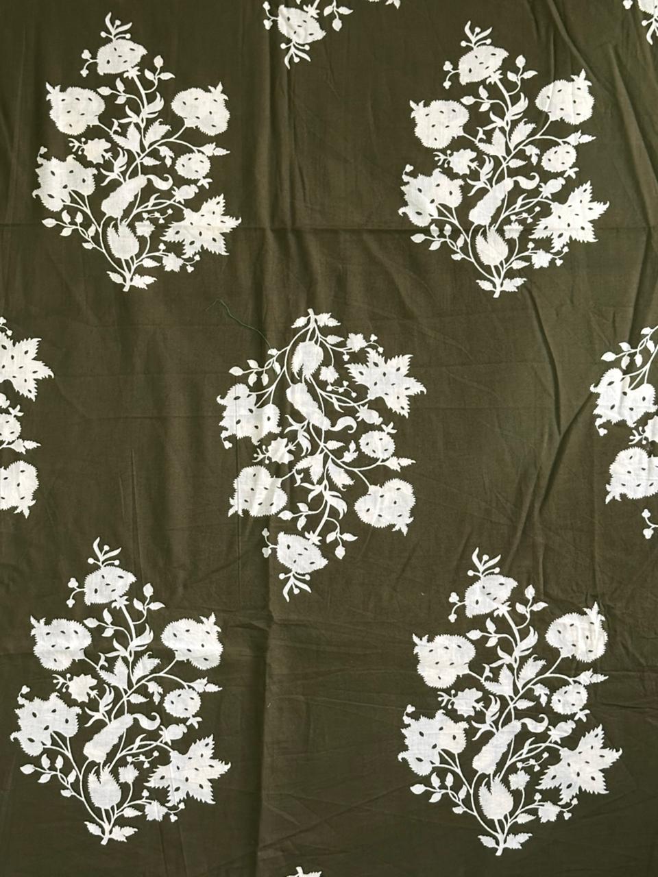 Tanish Signature Print - 45 — screen printed fabric design by Tanish Creation