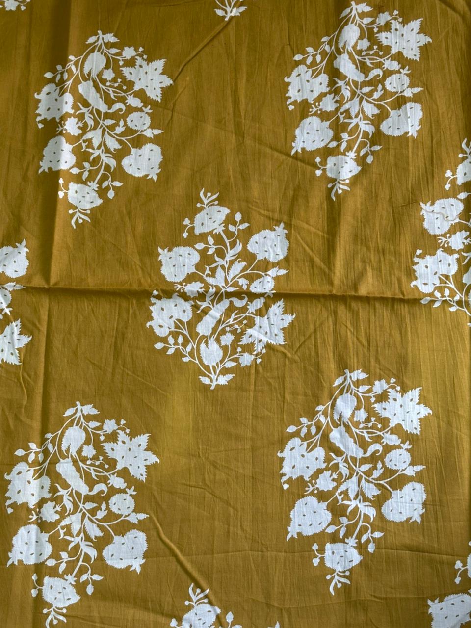 Tanish Signature Print - 49 — screen printed fabric design by Tanish Creation