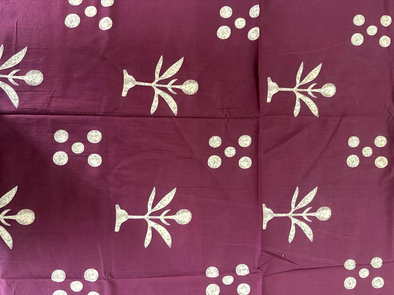 Tanish Signature Print - 05 screen printed fabric design