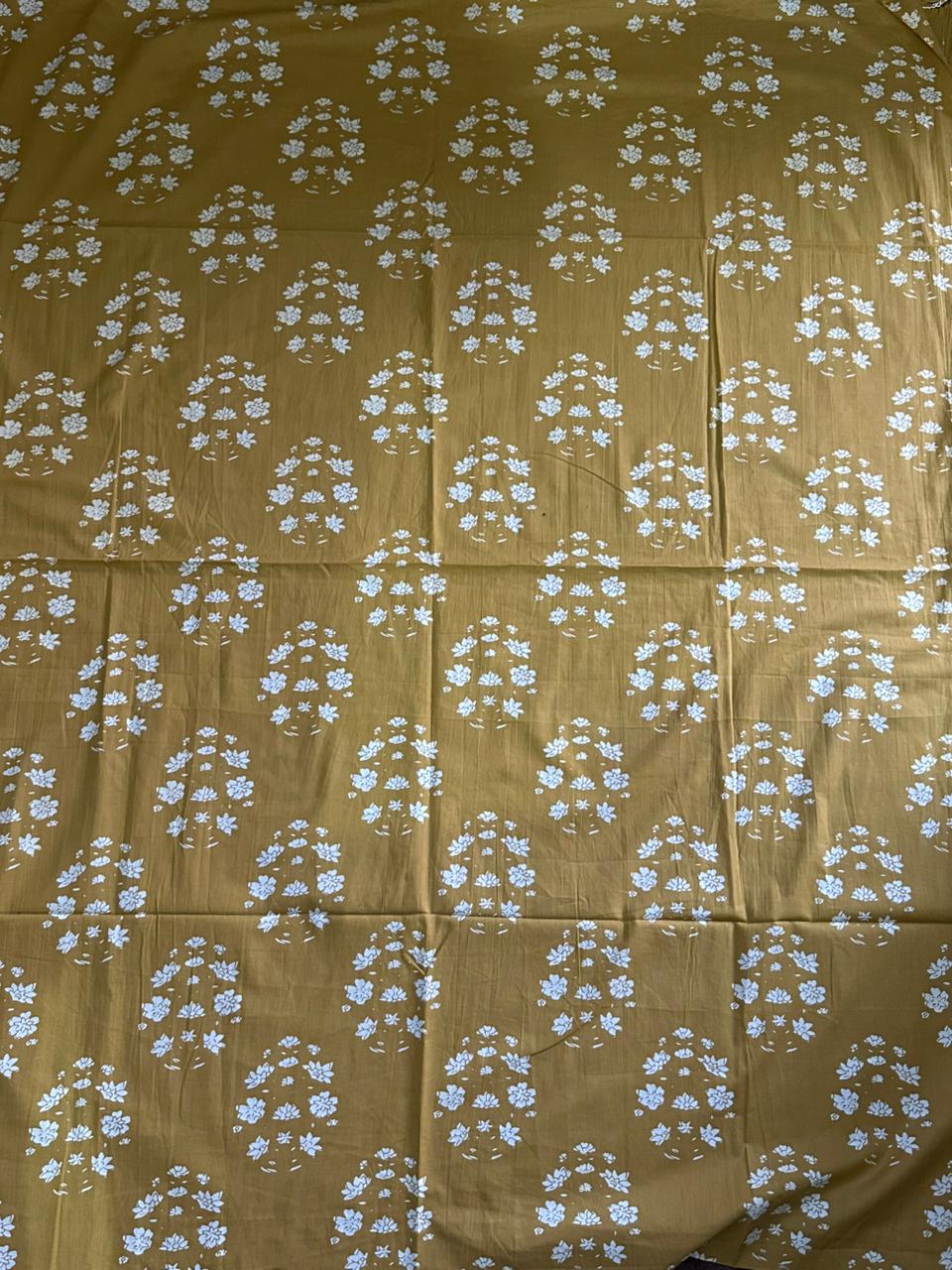 Tanish Signature Print - 55 — screen printed fabric design by Tanish Creation