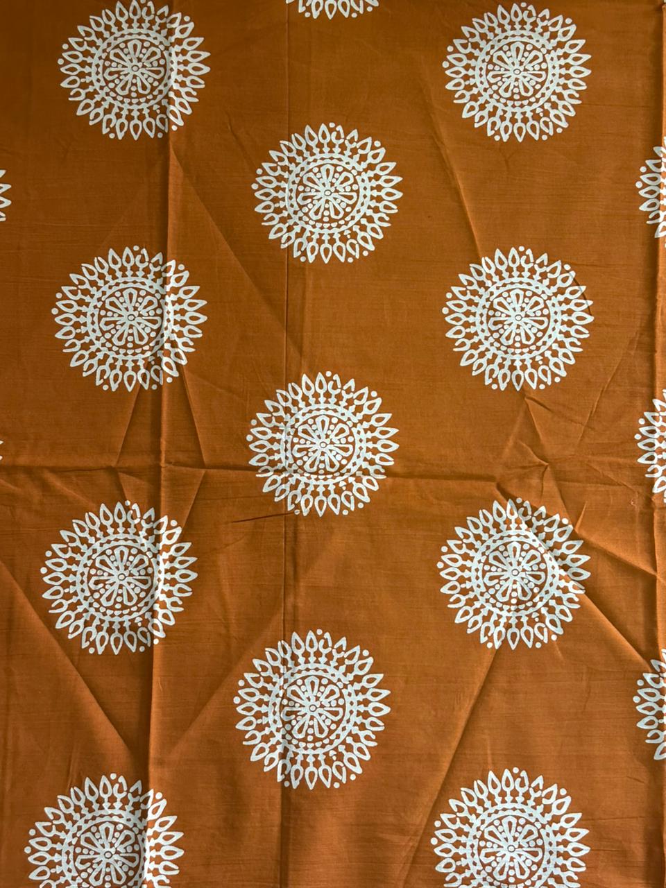Tanish Signature Print - 58 — screen printed fabric design by Tanish Creation