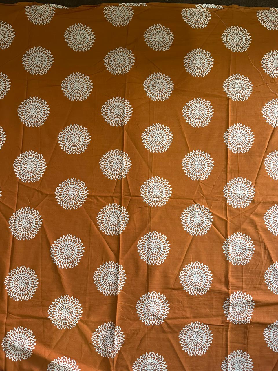 Tanish Signature Print - 59 — screen printed fabric design by Tanish Creation