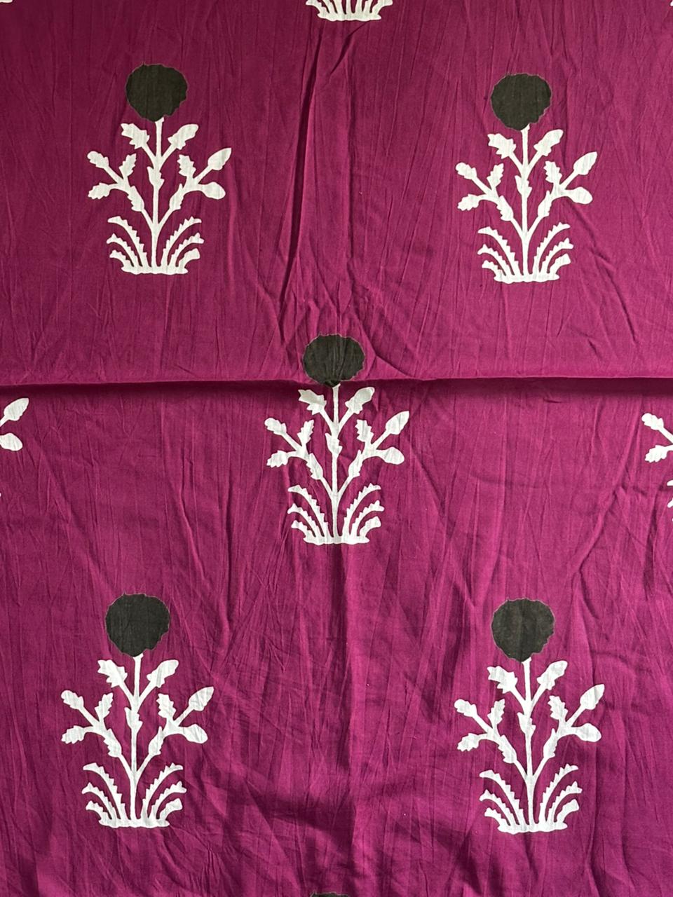 Tanish Signature Print - 61 — screen printed fabric design by Tanish Creation