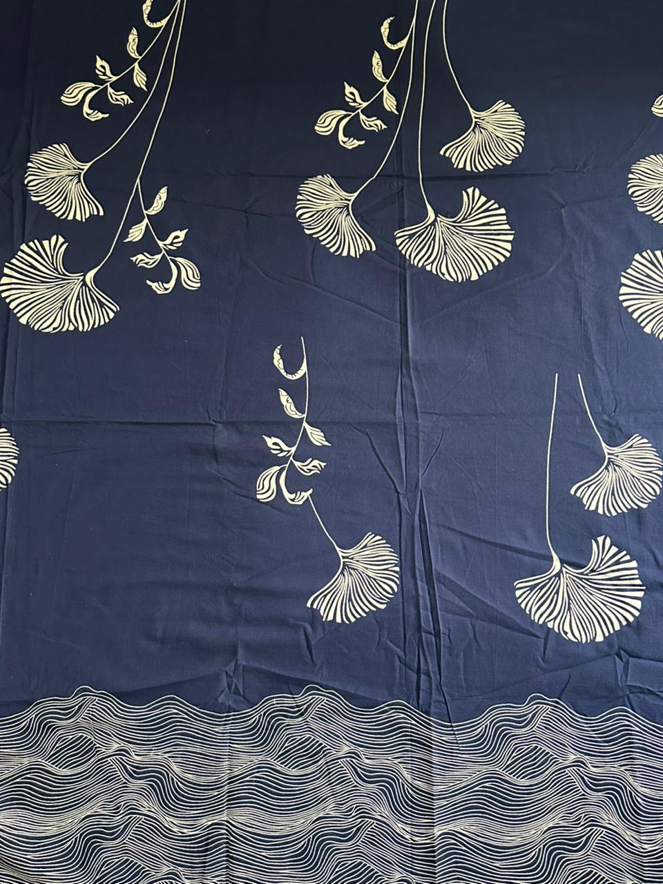Tanish Signature Print - 62 — screen printed fabric design by Tanish Creation
