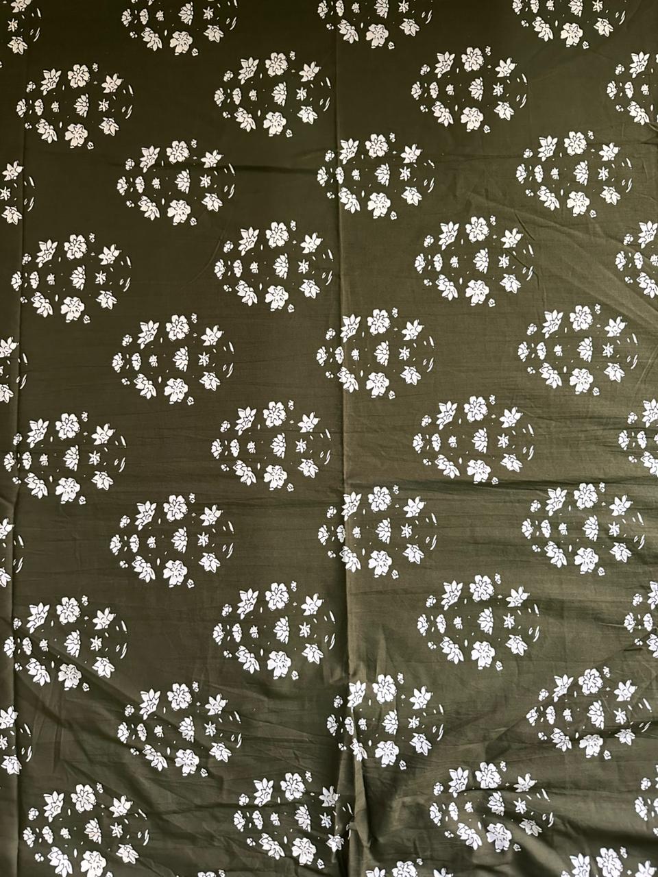 Tanish Signature Print - 64 — screen printed fabric design by Tanish Creation