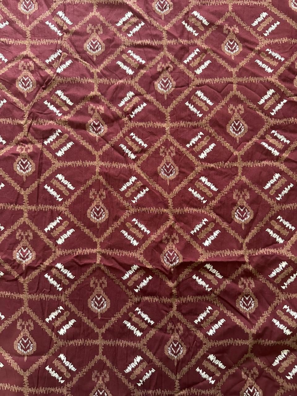 Tanish Signature Print - 08 screen printed fabric design